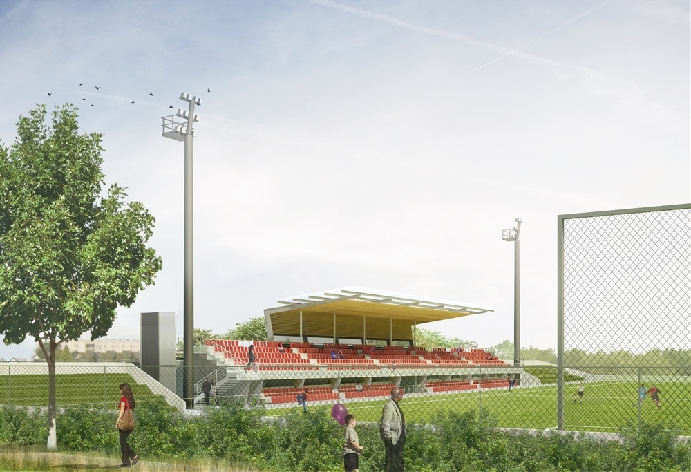 tribune de la Plaine Sportive
