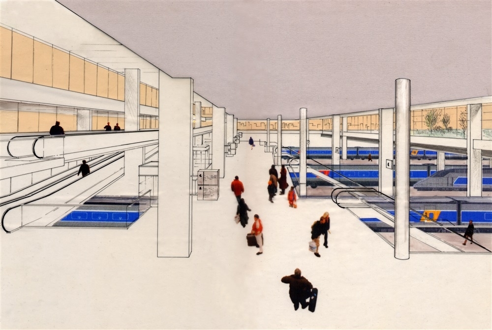 Le hall des départs
 