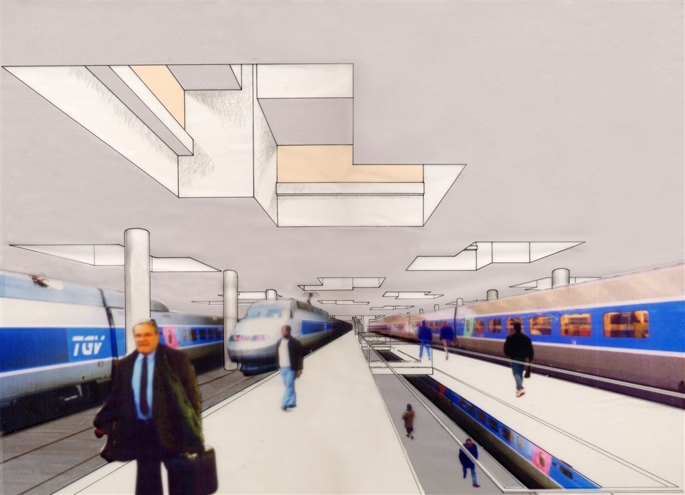 Les quais des départs
 