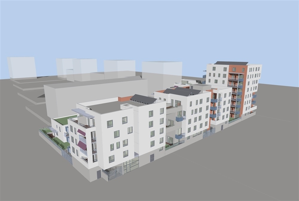 vue aérienne Sud Est
