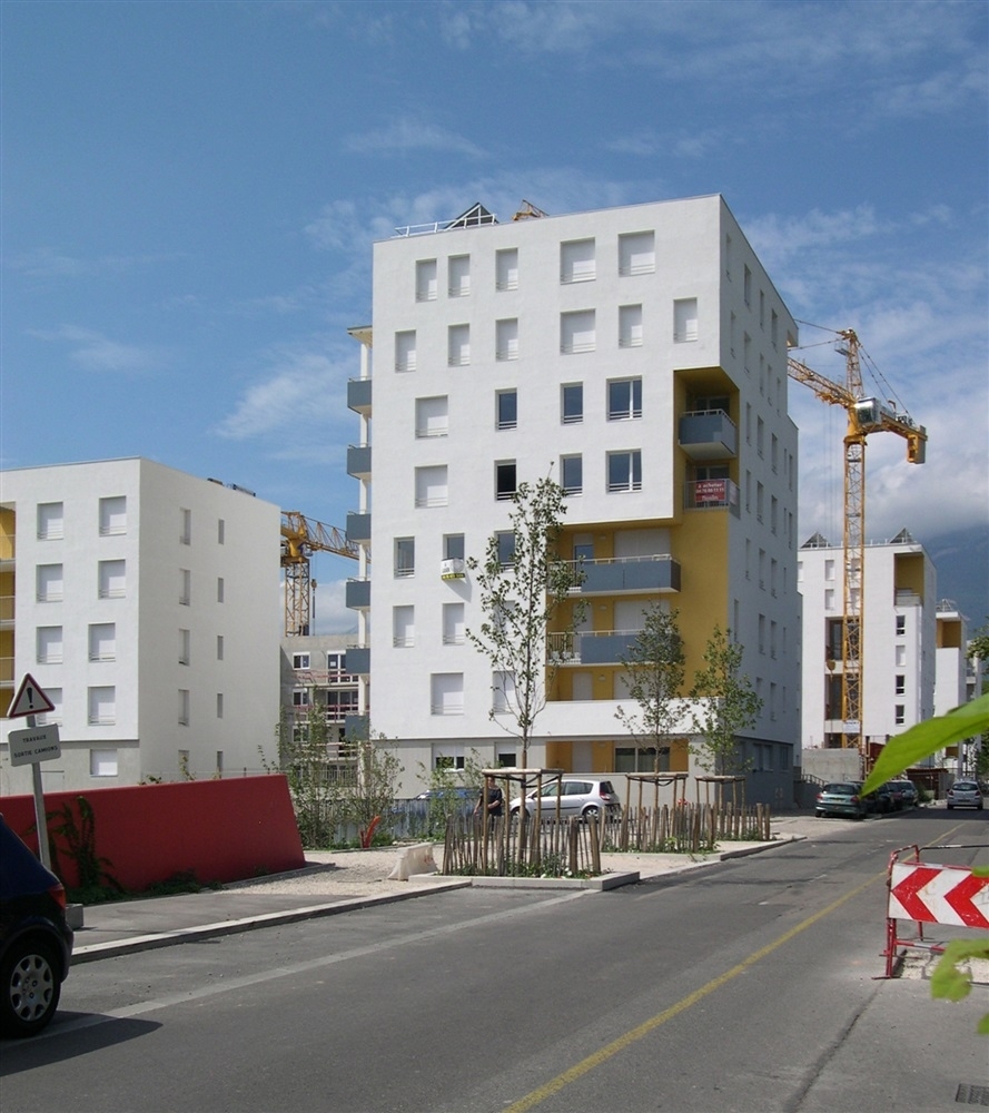 vue depuis l'avenue des jeux olympiques
