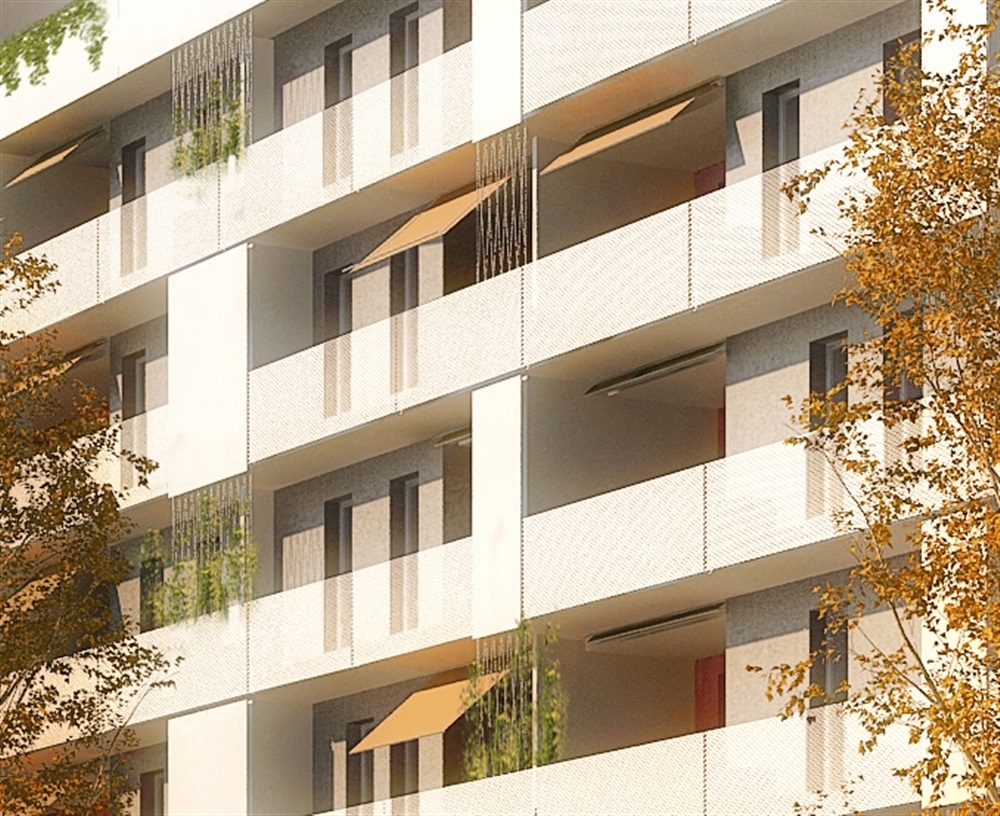 détail façade coté coeur de zac
© image, LN graphique 