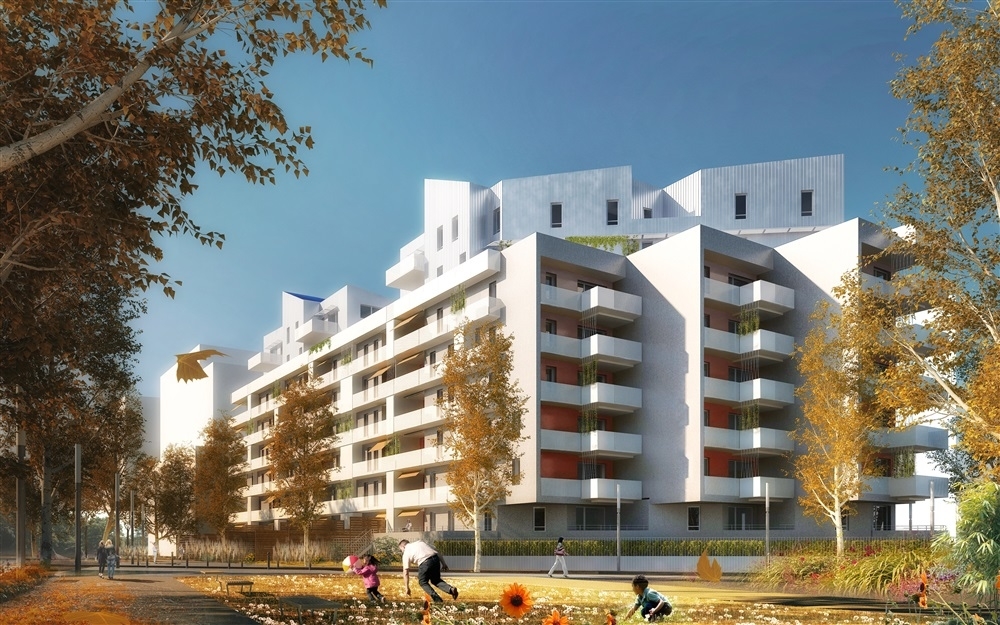 vue depuis le coeur de ZAC
© Image : LN Graphique 