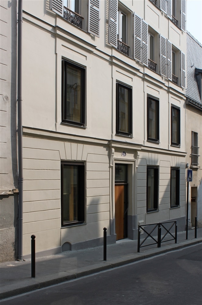 Façade - 26 rue Levert Paris 20 ème 
