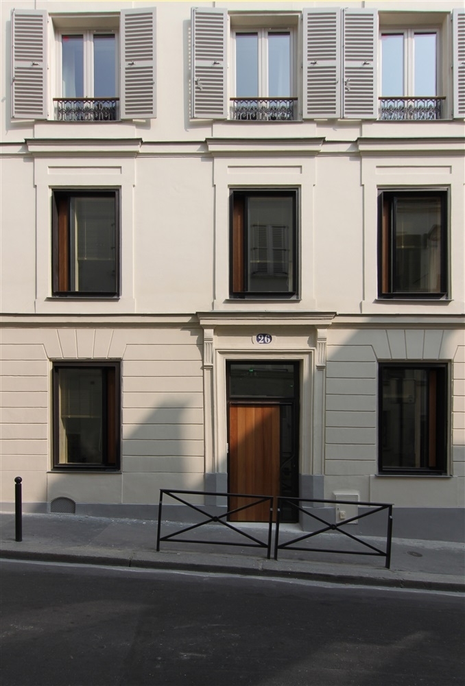 Façade - 26 rue Levert Paris 20 ème
