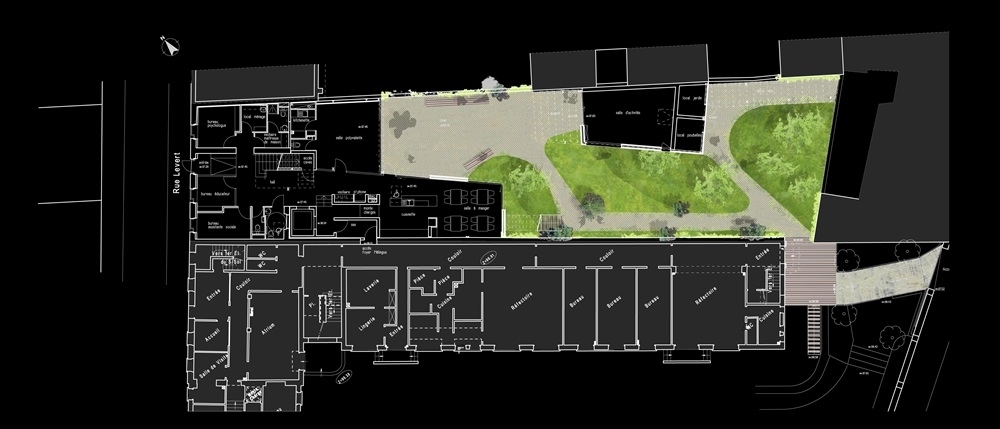 plan du rez-de-chaussé
