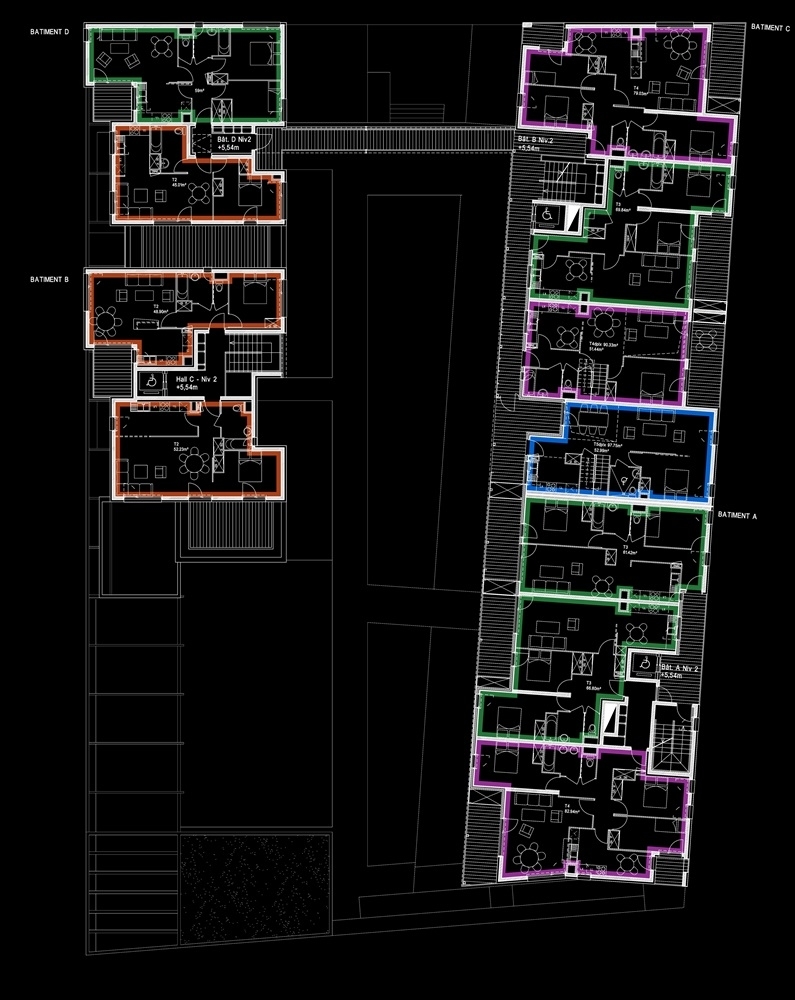 plan du 2ième étage
