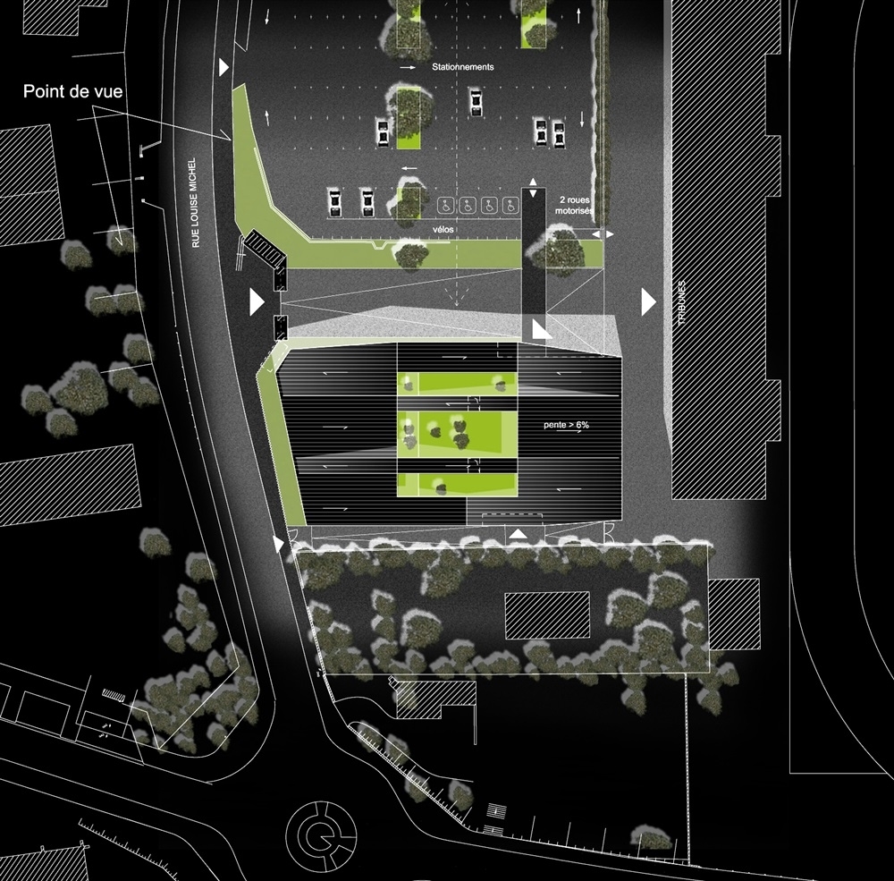 plan masse pôle combat & musculation
